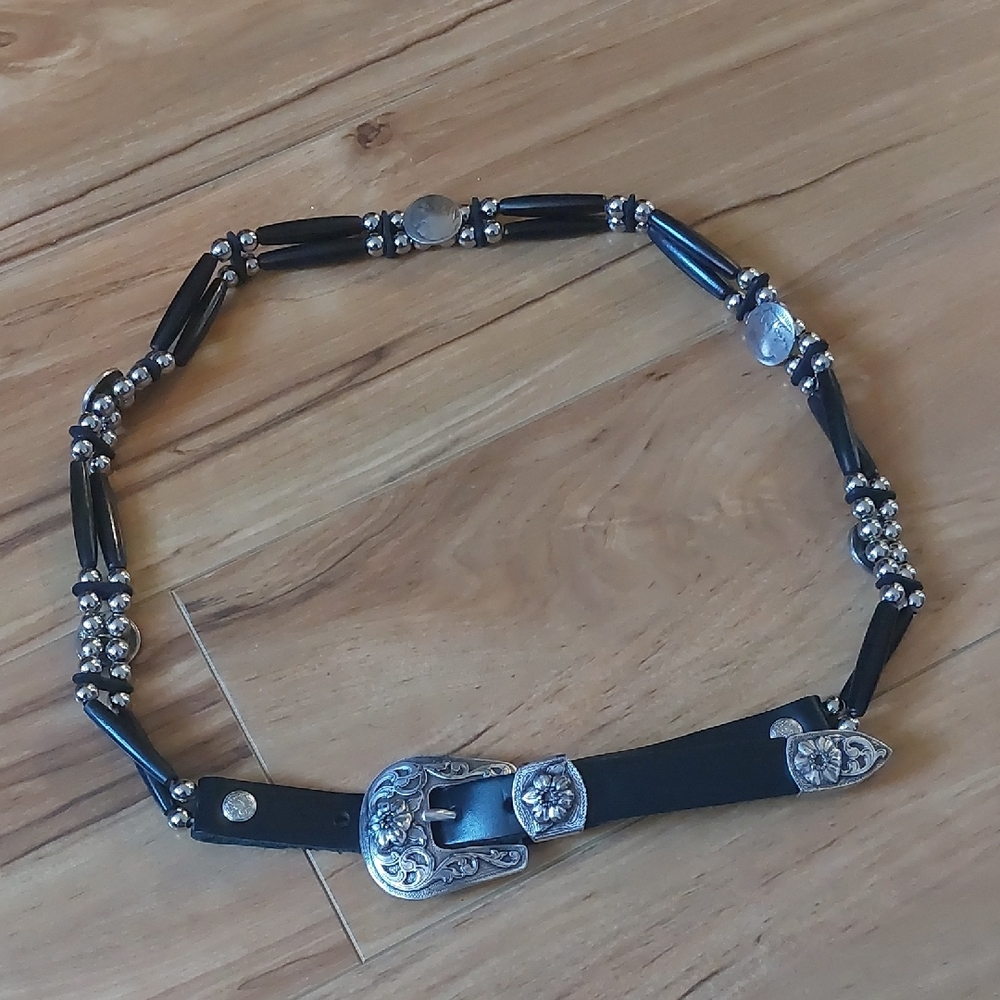 Castus 1997  Genuine Leather Western Belt With Real Vintage Native Coins.